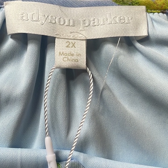 ADYSON Parker Floral Long Sleeve Blouse, in Plein Air Combo, NWT, 1X & 2X - Picture 12 of 13